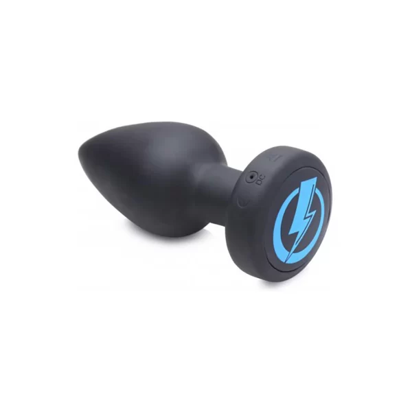 E-Stim Pro Silicone Vibrating Plug with Remote - 5 Modes