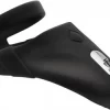 XR Brands Master Series Silicone Ring with Vibrating Base Black