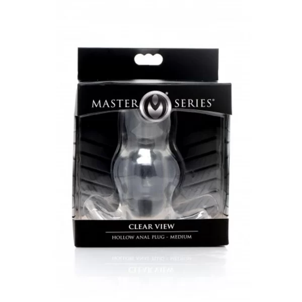 <h2>Clear View Medium Transparent Hollow Plug â€“ Innovative TPE Intimate System</h2>
