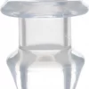 XR Brands Ass Bung Medium Clear Hollow Dilator with Removable Plug