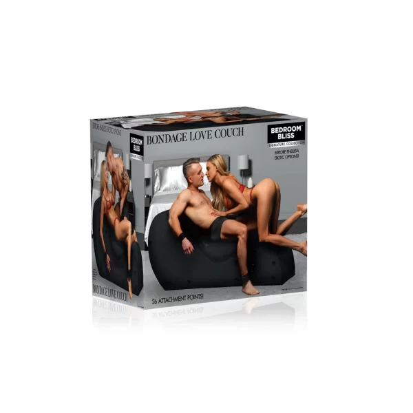 <p>Experience a new level of comfort and versatility with the XR Brands Bondage Love Couch Black. Designed for those who value both style and function