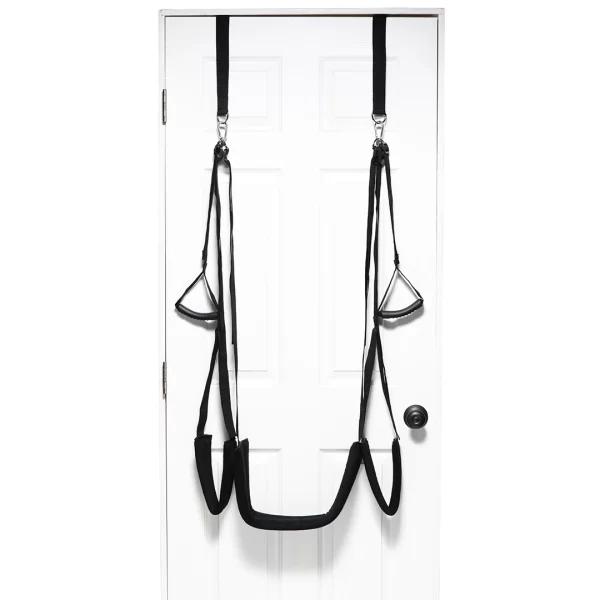 Master Series Loverâ€™s Door Swing Black - Adjustable Support System