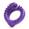XR Brands Slitherine Silicone Ring Purple - Flexible Anatomical Design