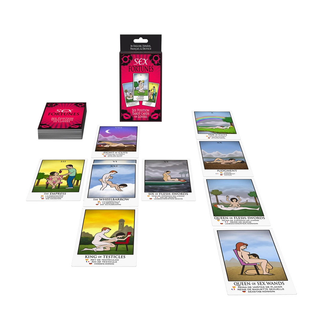 Kheper Games Sex Fortunes Card Deck - Romantic Tarot Game for Couples adult funny