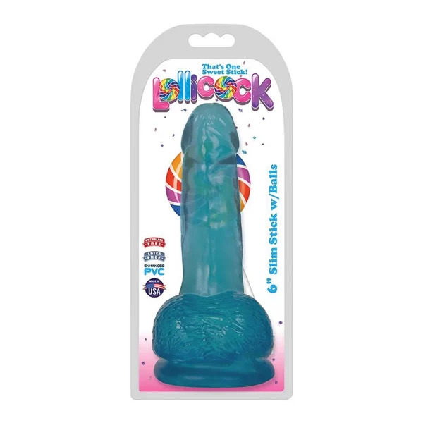 Curve Slim Stick Berry Ice 15 cm Anatomical Model with Suction Base