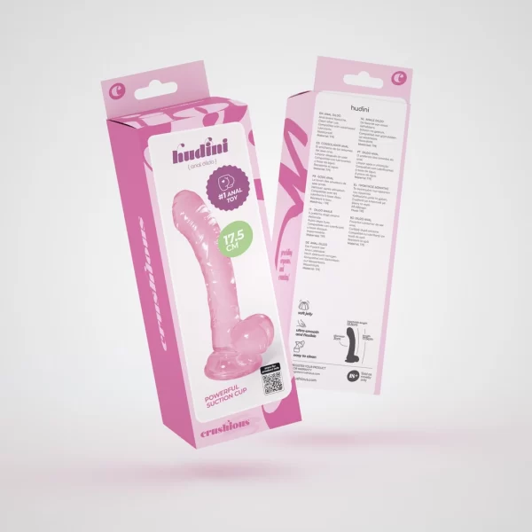 Crushious Hudini Flexible Jelly Intimate Model 17.5 cm Pink TPE