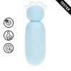 Mochi Mini Chunky Wand Vibrator Blue - Compact Silicone Massager Tester