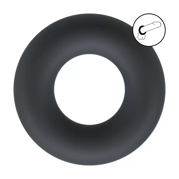 LEVELZ Liquid Silicone Performance Ring M Black - Flexible Comfort Fit