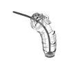 Shots Model 17 Silicone Chastity Cage with Urethral Insert 14 cm Black - Boutique Anelma Shots Model 17 Silicone Chastity Cage with Urethral Insert 14 cm Black