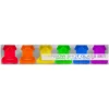 Kheper Games Zestaw kieliszkow Rainbow Party 6 szt. kolorowe 44 ml funnytoys