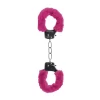 Shots Pleasure Furry Handcuffs with Quick-Release Mechanism