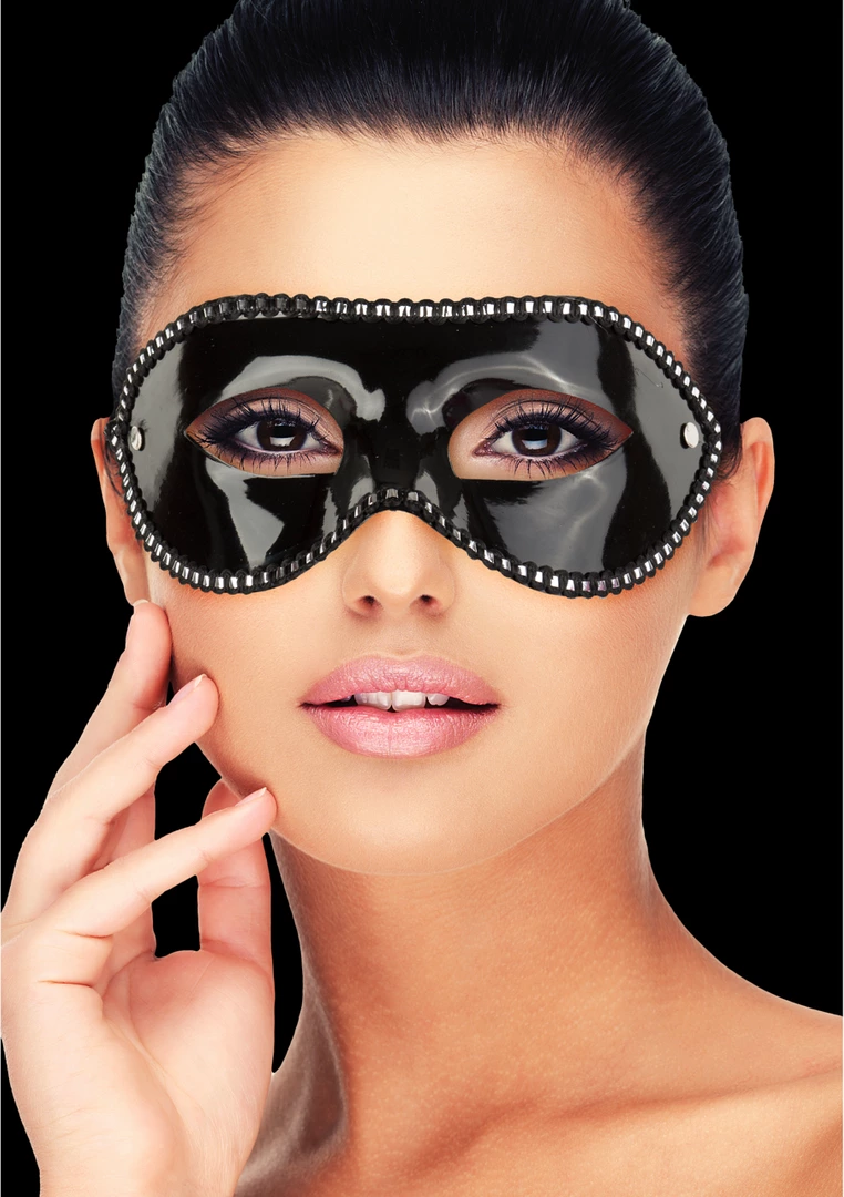 Mask - Boutique Anelma this mask features a universally flattering shape designed to comfortably suit most face types. Its sleek black finish adds an air of mystery and sophistication