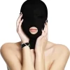 Ouch! Submission Mask Flexible Stretch Black Hood Unisex Lightweight - Boutique Anelma Ouch! Submission Mask Flexible Stretch Black Hood Unisex Lightweight