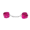 Ouch! Adjustable Faux Fur Leather Cuffs - Wrist & Ankle