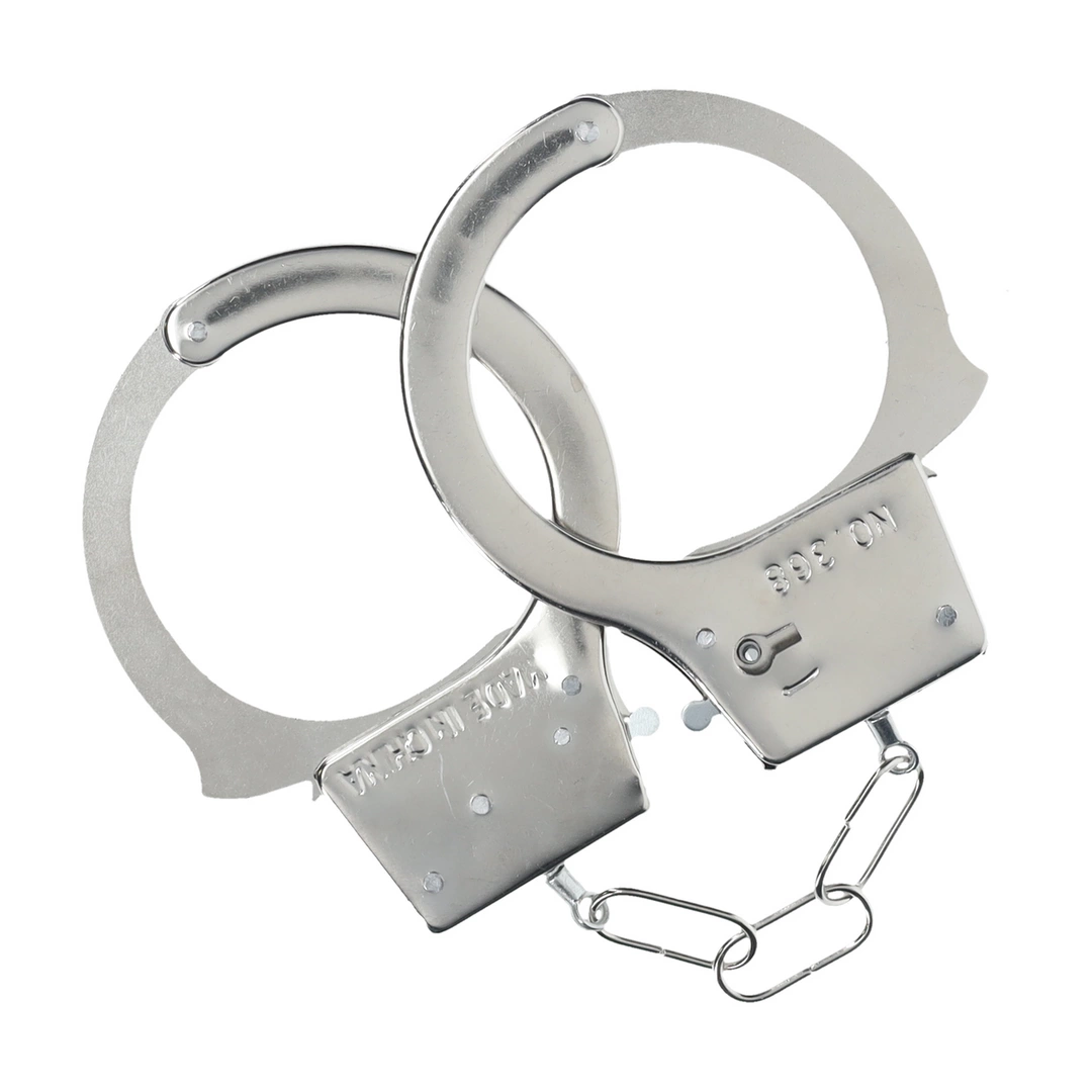 Ouch! Classic Metal - Srebrne regulowane kajdanki stalowe z kluczykami - Boutique Anelma <strong>Ouch! Classic Metal Handcuffs Silver</strong> offer a robust and versatile solution for anyone seeking a high-quality accessory for themed events