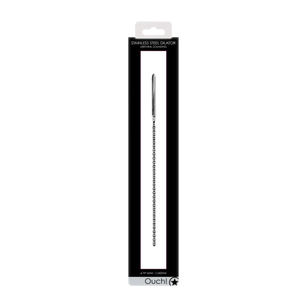 <p>Discover the Mystim Stainless Steel Ribbed Medical Sound
