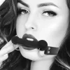 OUCH! Silicone Bit Gag - Adjustable High-Grade Silicone Strap System