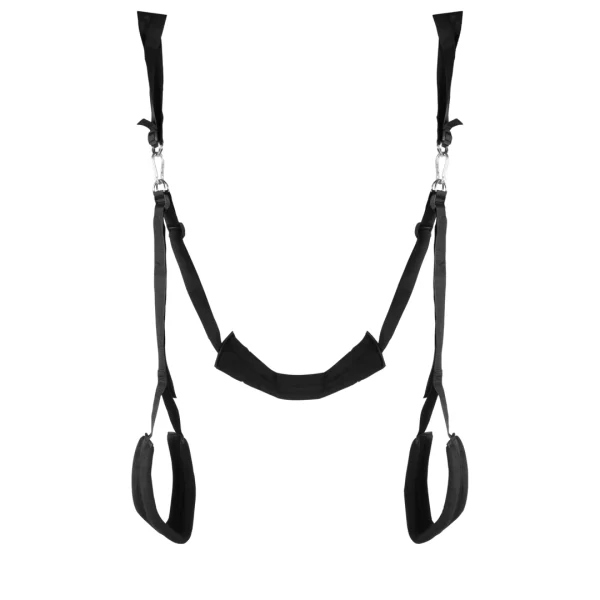 <p>Enhance your private moments with the Shots Over the Door Adjustable Support System in classic black. Designed for versatility and convenience