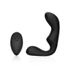 OUCH! Black Pointed Vibrating Prostate Device with Remote