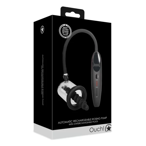 <p><strong>Experience innovative shaping and precision with the Rocks-Off Rosing Black Automatic Intimate Pump Set.</strong> This advanced device is designed for effective and comfortable personal care