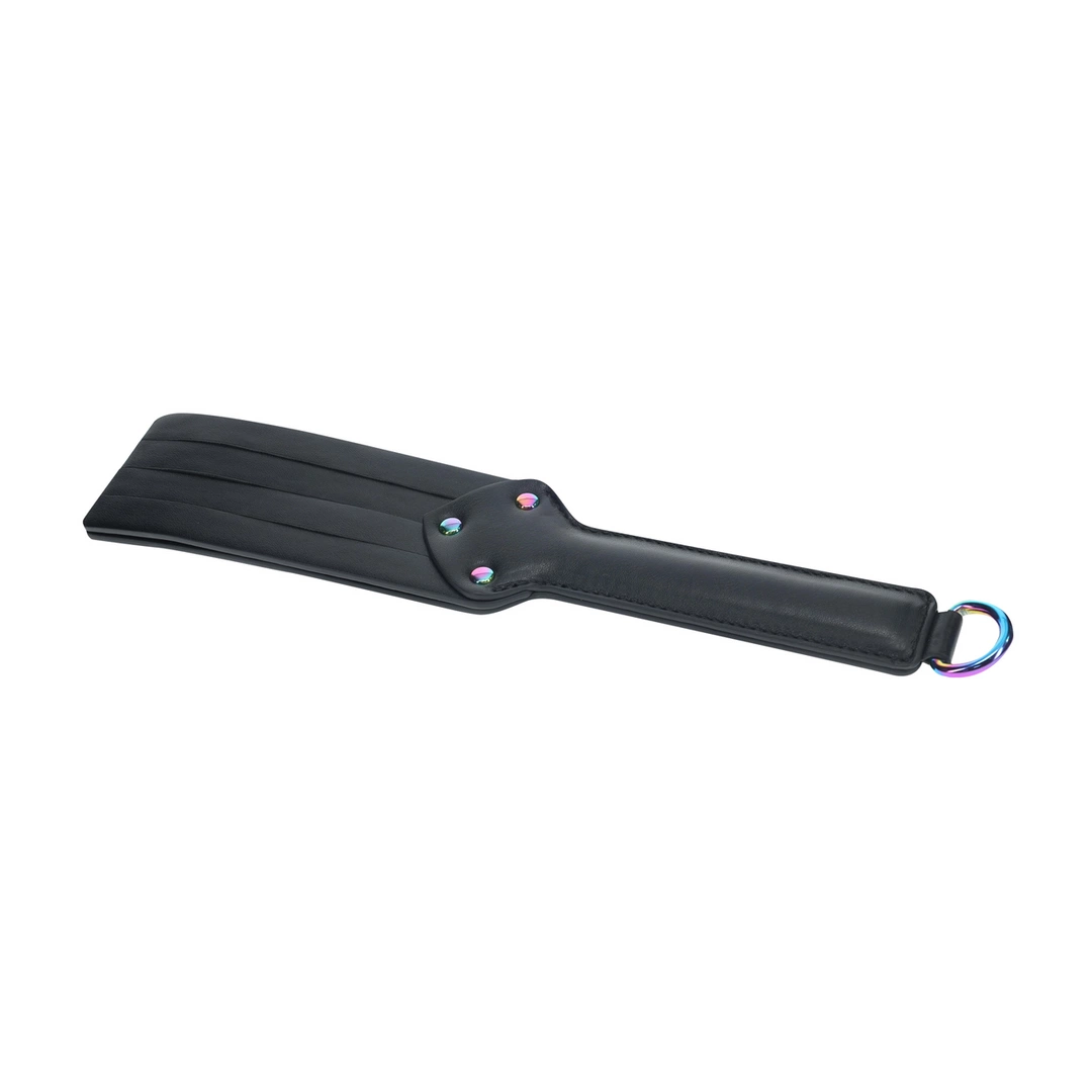 Ouch! Venice Collection Paddle Black - Elegant Bonded Leather Accessory - Boutique Anelma Ouch! Venice Collection Paddle Black - Elegant Bonded Leather Accessory