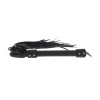 Ouch! Venice Collection Flogger Black - Bonded Leather Impact Tool