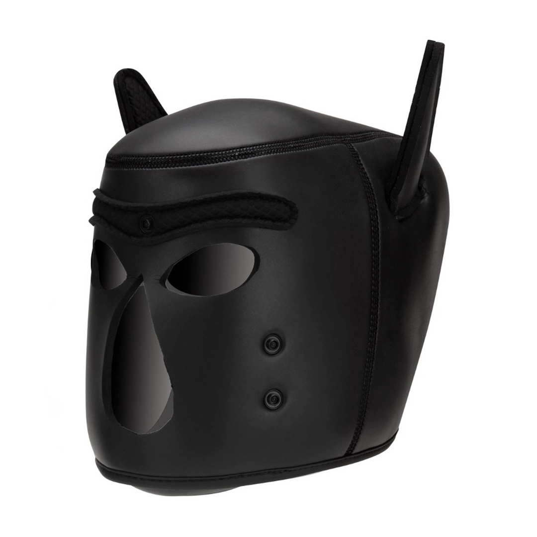 Ouch! Neoprene Canine-Themed Hood Black Adjustable Mask - Boutique Anelma Ouch! Neoprene Canine-Themed Hood Black Adjustable Mask