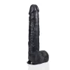 RealRock Black 33cm Anatomical Model with Base and Detailed Structure - Boutique Anelma Dildos & dongs