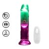 RealRock LED Vibrating Model 15 cm Transparent - Intimate Wellness Device - Boutique Anelma Dildos & dongs
