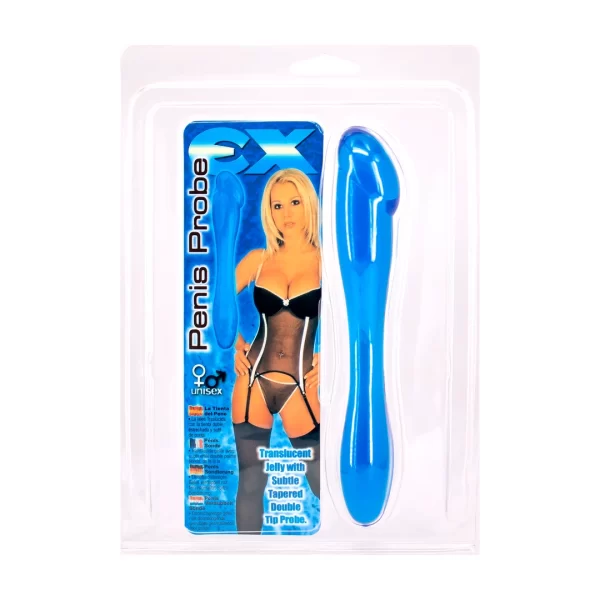 Seven Creations Blue Probe Vibrating Intimate Device 21 cm