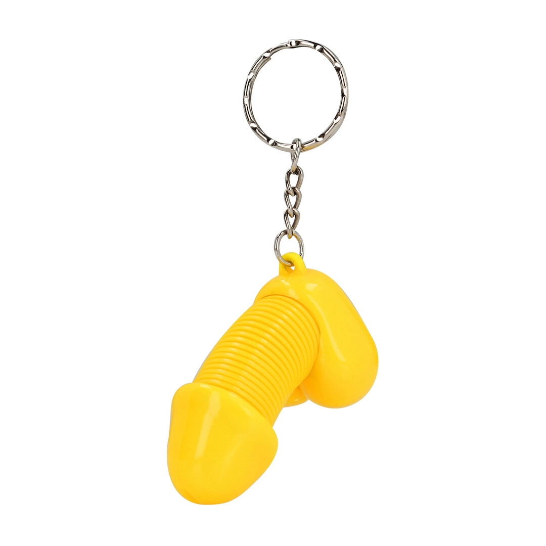 EasyToys Super Dicky Keychain Yellow - Fun Collectible Accessory adult funny