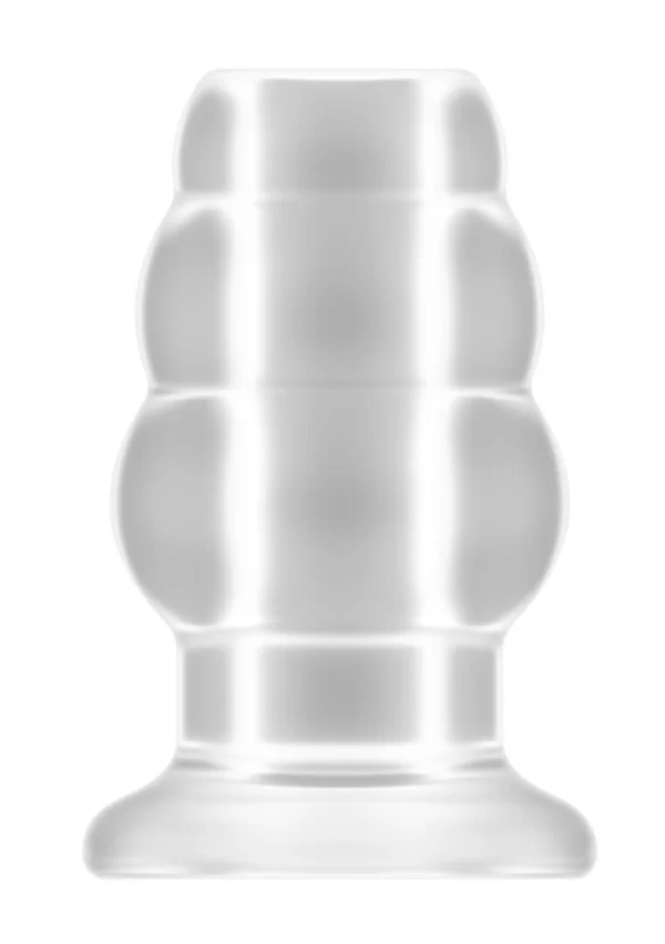 Master Series No.51 Hollow Tunnel Anal Plug Large 127mm Silicone Black