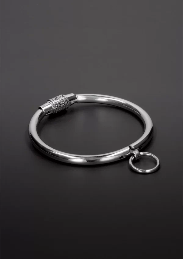 Kiotos Steel Stainless Steel Collar with Combination Lock - Small Size