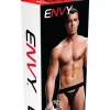 LOW-RISE JOCK-BLACK M/L Microfiber Athletic Support Brief