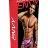 ENVY Camo Trunks Pink S/M with Dog Tag - Stylish Camouflage Underwear