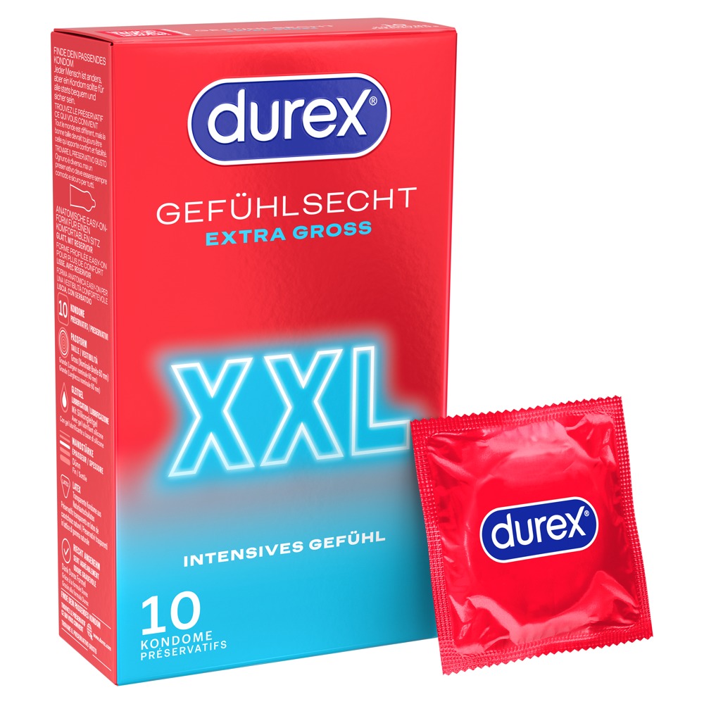 Durex GefÃ¼hlsecht Extra GroÃŸ10