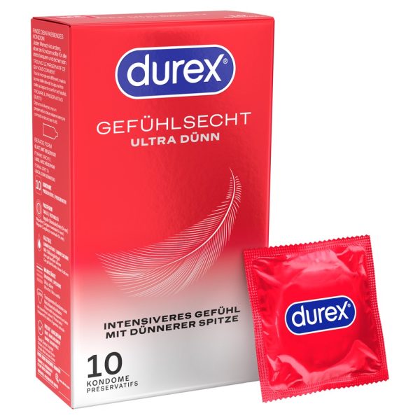 Durex GefÃ¼hlsecht Ultra DÃ¼nn10