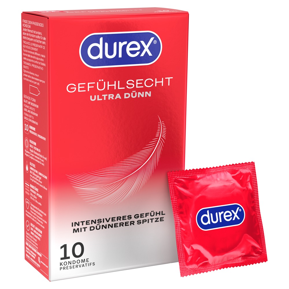 Durex GefÃ¼hlsecht Ultra DÃ¼nn10