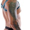 Men's Jock set black/blue 2XL