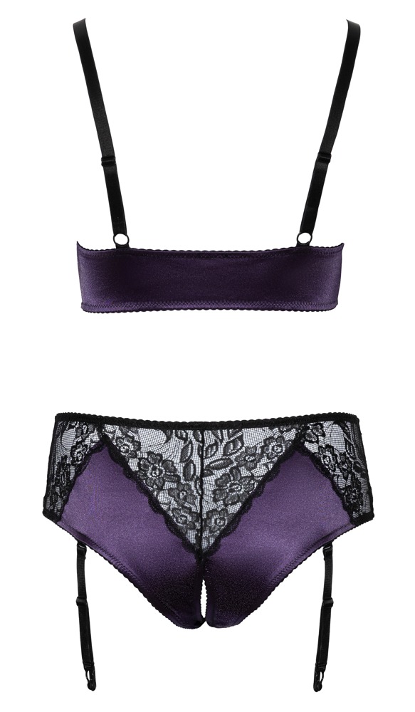 BH Set lila/schwarz 4XL