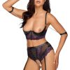 Set Quarter Cup Bondage 85C/XL