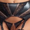 Abierta Fina Hebe Strapsset 85C/XL