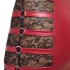 Top und Rock rot XL Set