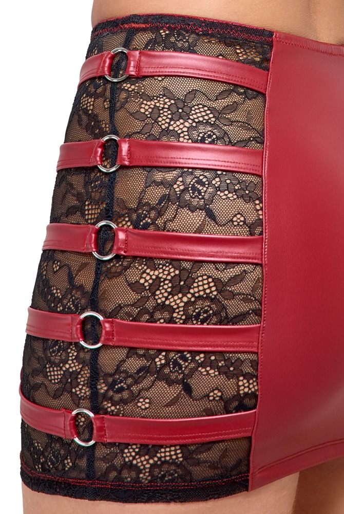 Top und Rock rot XL Set