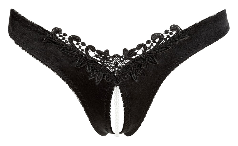 Cottelli LINGERIE Rio Perlen schwarz XL