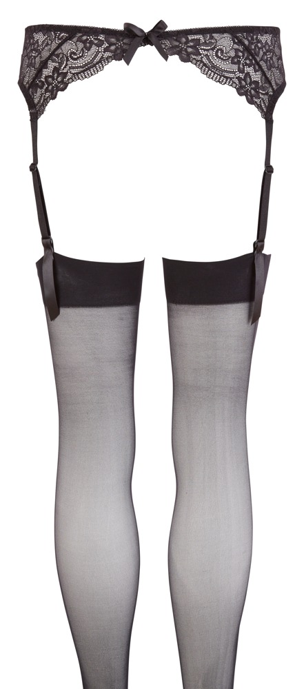 Strapsgürtel schwarz M/L Suspender Belt and Stockings