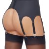Strapsgürtel 4er XL Suspender Belt