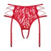 Iosa crotchless garter belt
