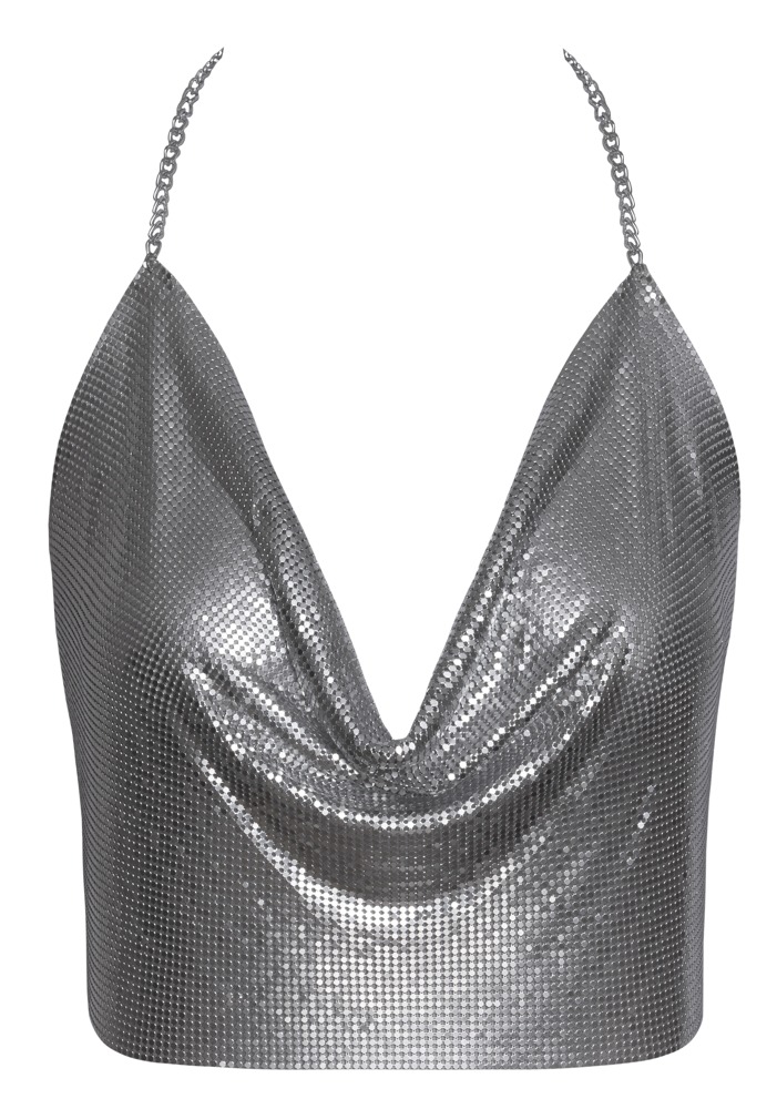 Cottelli ACCESSOIRES Top Metall silber