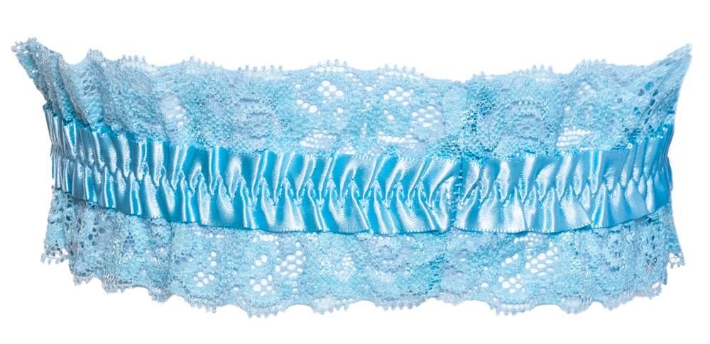 Strumpfband Garter blue